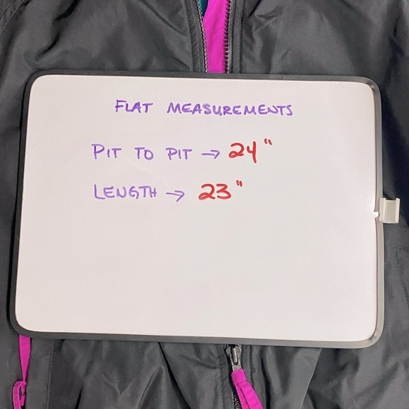 Vintage Columbia Black Teal Pink Fleece Lined Wind Breaker M - Picture 4 of 13